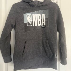 NBA Charcoal Hoodie with Logo